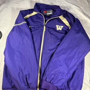 nike Washington huskies Purple and gold windbreaker Size L